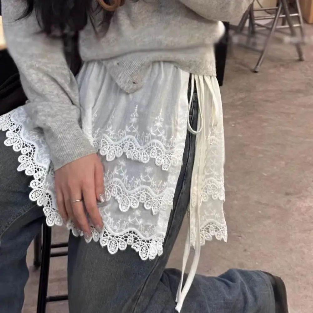 New Embroidered Flower Lace Mini Skirt Y2K Streetwear Harajuku Ruched Skirts See Through Butt Curtain Jeans Decoration
New Embroidered Flower Lace Mini Skirt Y2K Streetwear Harajuku Ruched Skirts See Through Butt Curtain Jeans Decoration