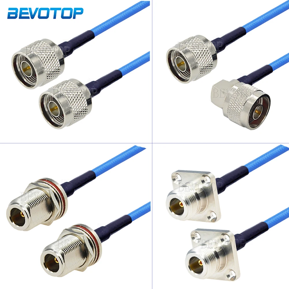 RG-402 L16 N Type Male Plug to N Female Jack RF Connector RG402 Blue Jacket Semi Flexible Low Loss 50 Ohm Coaxial Cable
RG-402 L16 N Type Male Plug to N Female Jack RF Connector RG402 Blue Jacket Semi Flexible Low Loss 50 Ohm Coaxial Cable