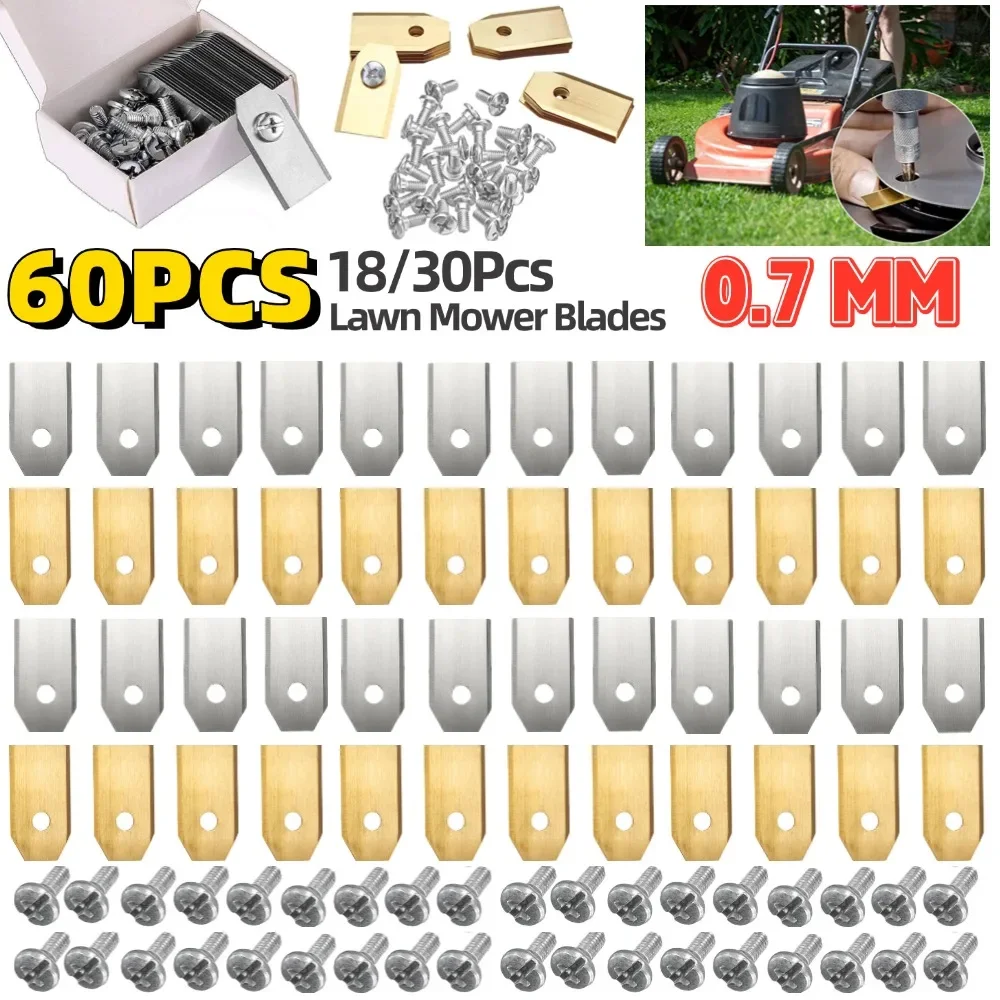 18/30/60 шт., сменный комплект режущих лезвий для газонокосилки из нержавеющей стали, аксессуары для ремонта лезвий газонокосилки Automower/Gardena
18/30/60 шт., сменный комплект режущих лезвий для газонокосилки из нержавеющей стали, аксессуары для ремонта лезвий газонокосилки Automower/Gardena
