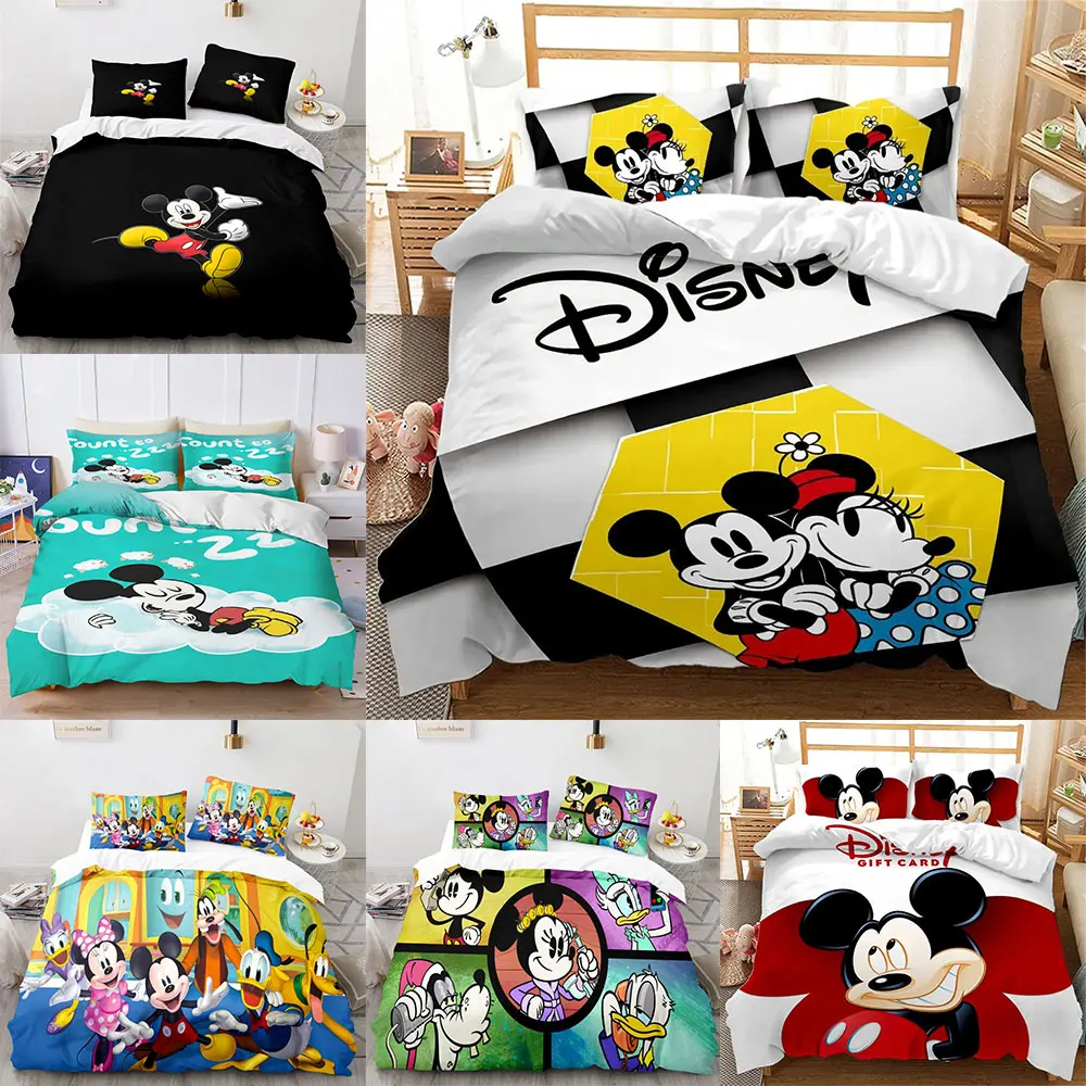 Mickey Minnie Mouse Bedding Sets Comforter Cover Bed Cover Duvet Cover Pillow Case 2-3 Pieces Sets Boys Girls Bedroom Decor
Mickey Minnie Mouse Bedding Sets Comforter Cover Bed Cover Duvet Cover Pillow Case 2-3 Pieces Sets Boys Girls Bedroom Decor