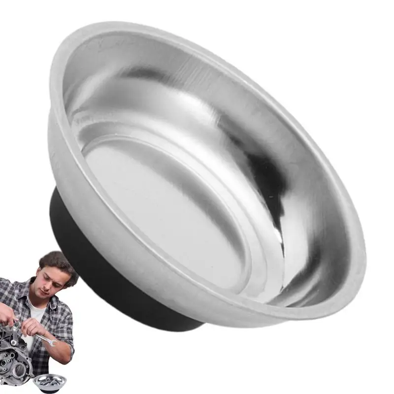 Magnetic Parts Bowl Stainless Steel Screw Bowl Parts Holder Parts Tray Portable Magnetic Bolt Holder Tray Magnet Parts Tools
Magnetic Parts Bowl Stainless Steel Screw Bowl Parts Holder Parts Tray Portable Magnetic Bolt Holder Tray Magnet Parts Tools