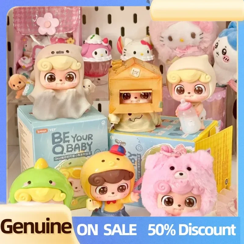 Genuine Q.Kid Be Your Q Baby Series Action Figure Blind Box Cartoon Figure Collection Desktop Decor Model Dolls Toy Kid Gift
Genuine Q.Kid Be Your Q Baby Series Action Figure Blind Box Cartoon Figure Collection Desktop Decor Model Dolls Toy Kid Gift