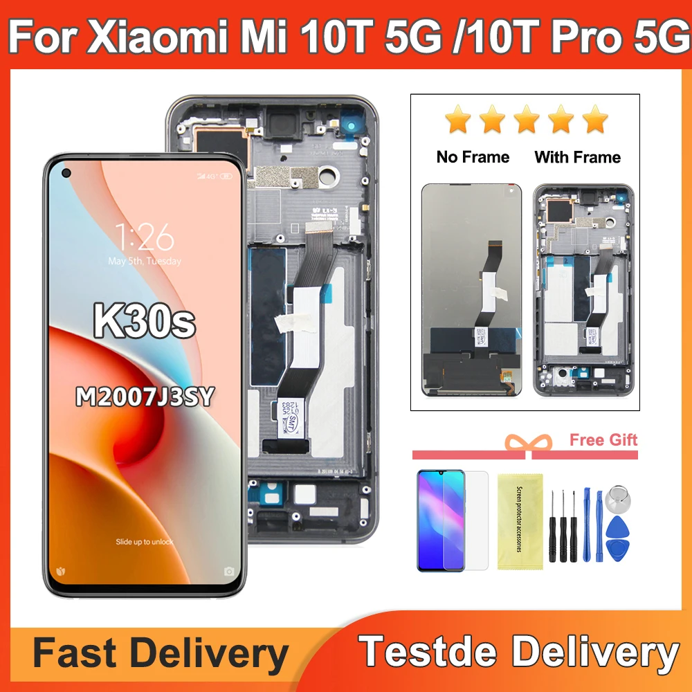 6.67'' For Xiaomi Mi 10T 5G Mi 10T Pro 5G LCD M2007J3SG Display For Redmi K30s LCD M2007J3SC Display Replacement Parts
6.67'' For Xiaomi Mi 10T 5G Mi 10T Pro 5G LCD M2007J3SG Display For Redmi K30s LCD M2007J3SC Display Replacement Parts