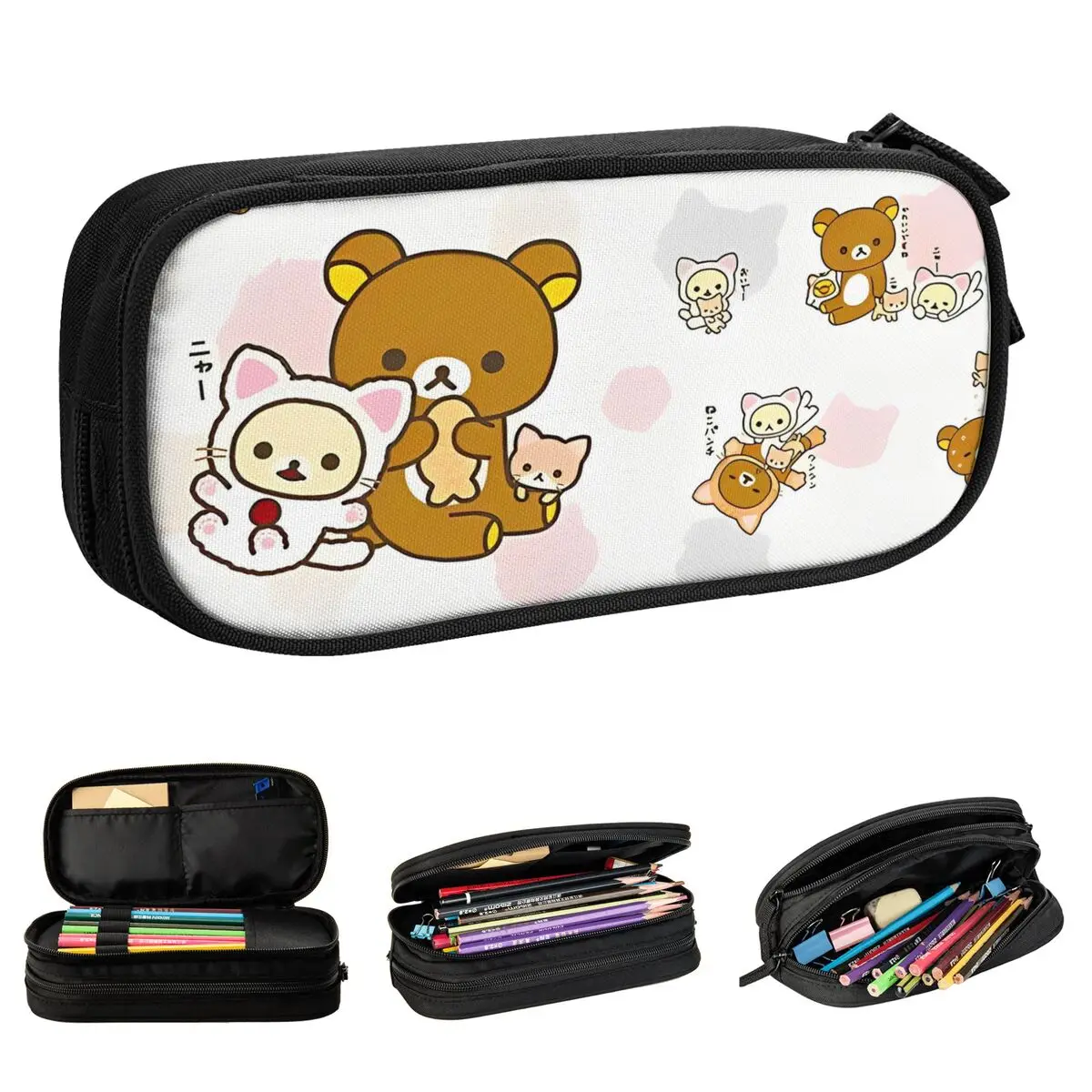 Fun Rilakkuma Cute Bear Cat Pencil Case Japan Bear Pencilcases Pen Girl Boy Big Capacity Bag Students School Gifts Stationery
Fun Rilakkuma Cute Bear Cat Pencil Case Japan Bear Pencilcases Pen Girl Boy Big Capacity Bag Students School Gifts Stationery