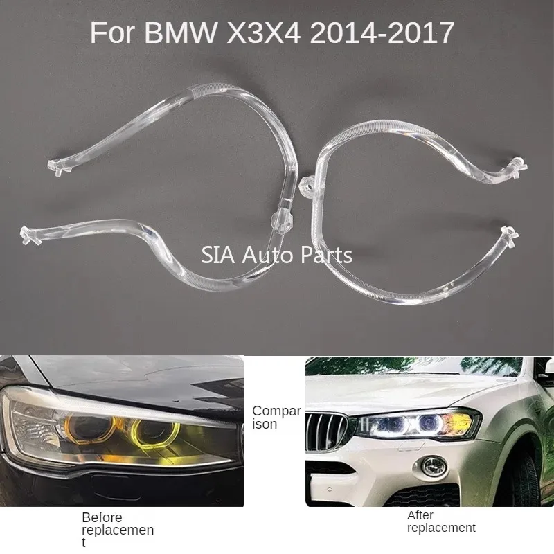 For BMW X3 X4 F25 2014-2017 DRL Light guide plate Light guide tube Headlight Daytime RNeounning Light Guide Angel Eye New
For BMW X3 X4 F25 2014-2017 DRL Light guide plate Light guide tube Headlight Daytime RNeounning Light Guide Angel Eye New
