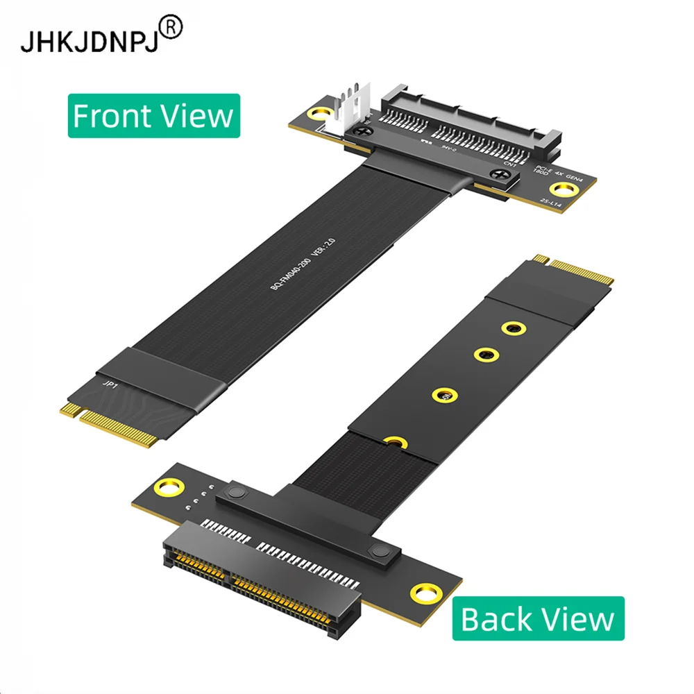 M.2 Key M 4.0 to PCI-e 4.0 4X 180 Degree Adapter Card, Nvme 4.0 to PCI-e PCI-Express 4X Extension Cable
M.2 Key M 4.0 to PCI-e 4.0 4X 180 Degree Adapter Card, Nvme 4.0 to PCI-e PCI-Express 4X Extension Cable