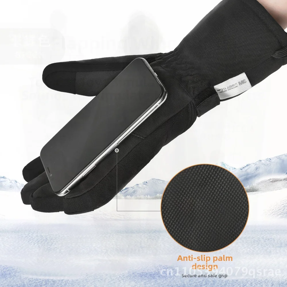 Winter Touch Screen Ski Gloves Warm Cold-Resistant Velvet Lined Outdoor Gloves for Single And Double Boarding Unisex M L XL
Winter Touch Screen Ski Gloves Warm Cold-Resistant Velvet Lined Outdoor Gloves for Single And Double Boarding Unisex M L XL