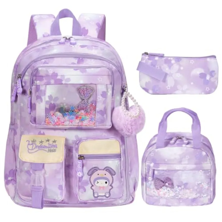Backpack for Girls Cartoon School Bag for Elementary Middle School Students Kawaii 's Book Bag with Lunch Box and Pencil Case 1
Backpack for Girls Cartoon School Bag for Elementary Middle School Students Kawaii 's Book Bag with Lunch Box and Pencil Case 1