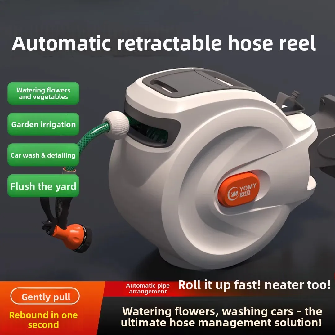 Automatic telescopic water pipe high pressure water gun courtyard wall-mounted household car wash watering flowers flushing yard
Automatic telescopic water pipe high pressure water gun courtyard wall-mounted household car wash watering flowers flushing yard