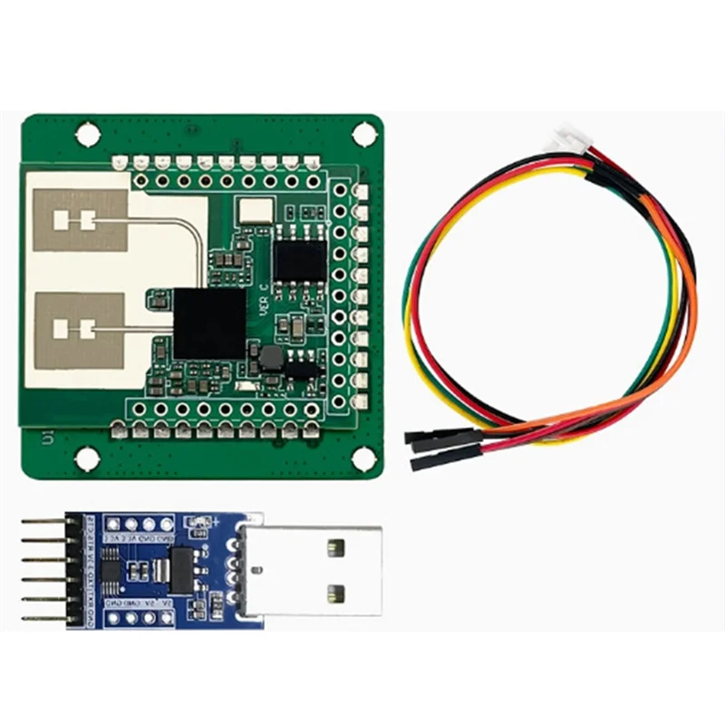 L72A-LD6002H 60G Комплект радарного модуля для обнаружения дыхания и сердцебиения Радарный модуль Бесконтактный интеллектуальный модуль мониторинга 
L72A-LD6002H 60G Комплект радарного модуля для обнаружения дыхания и сердцебиения Радарный модуль Бесконтактный интеллектуальный модуль мониторинга