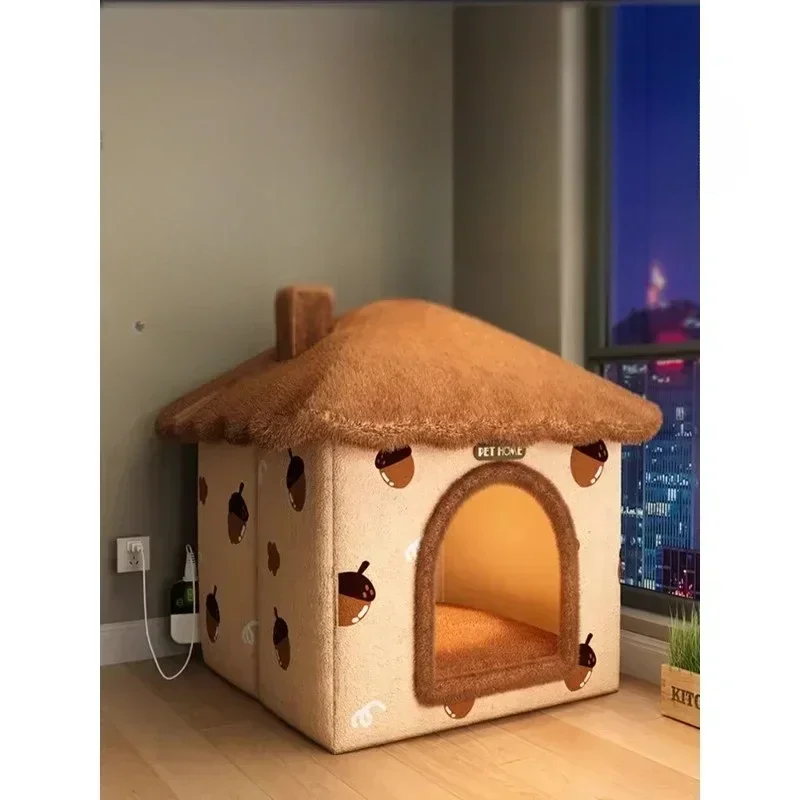 Winter Warm Cat Nest Heating Electric Blanket Closed Dog Nest Removable and Washable Cat Room Cat Safety Pet Nest
Winter Warm Cat Nest Heating Electric Blanket Closed Dog Nest Removable and Washable Cat Room Cat Safety Pet Nest