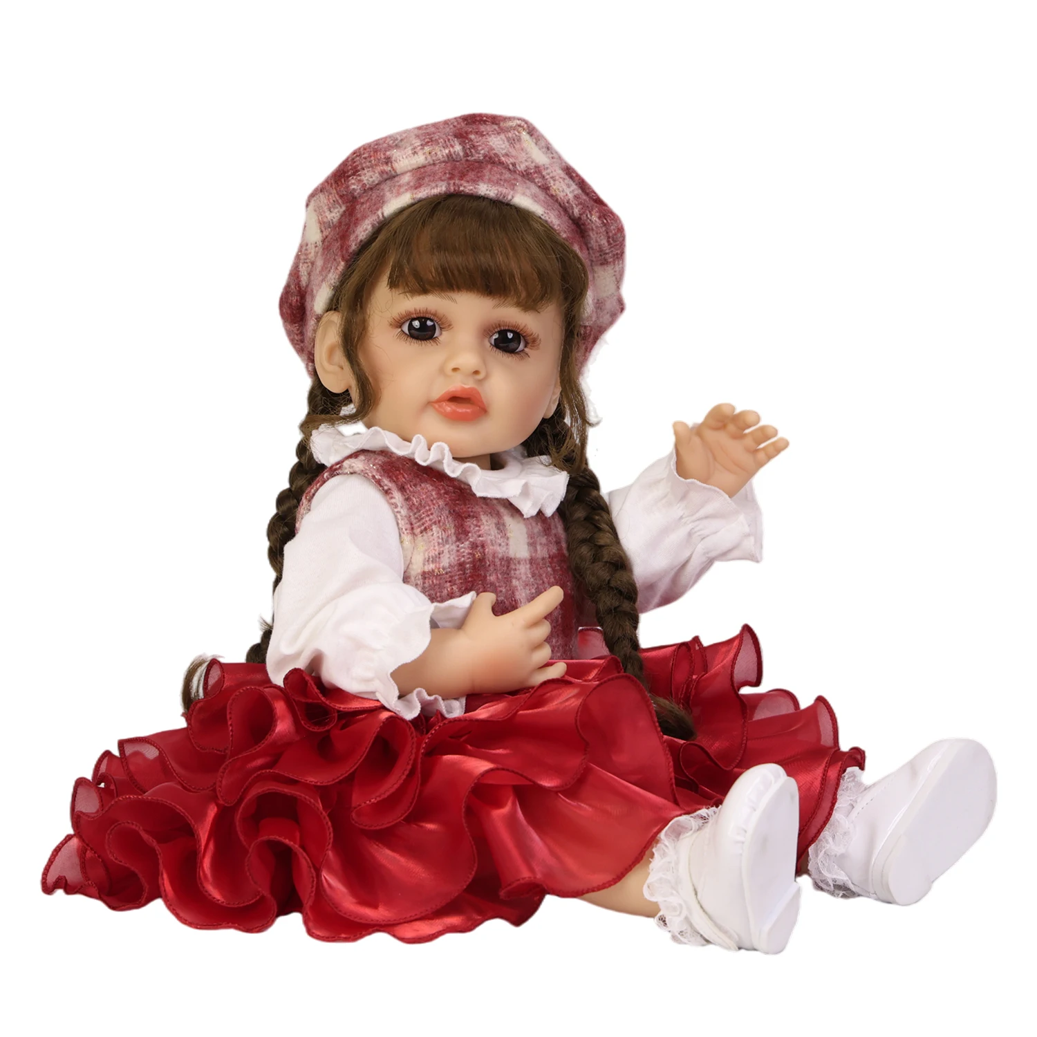KEIUMI 22 Inch Full Silicone Reborn Doll Vinyl Body Finished 3D Painted Skin Art Collection Doll Gift For Girls
KEIUMI 22 Inch Full Silicone Reborn Doll Vinyl Body Finished 3D Painted Skin Art Collection Doll Gift For Girls