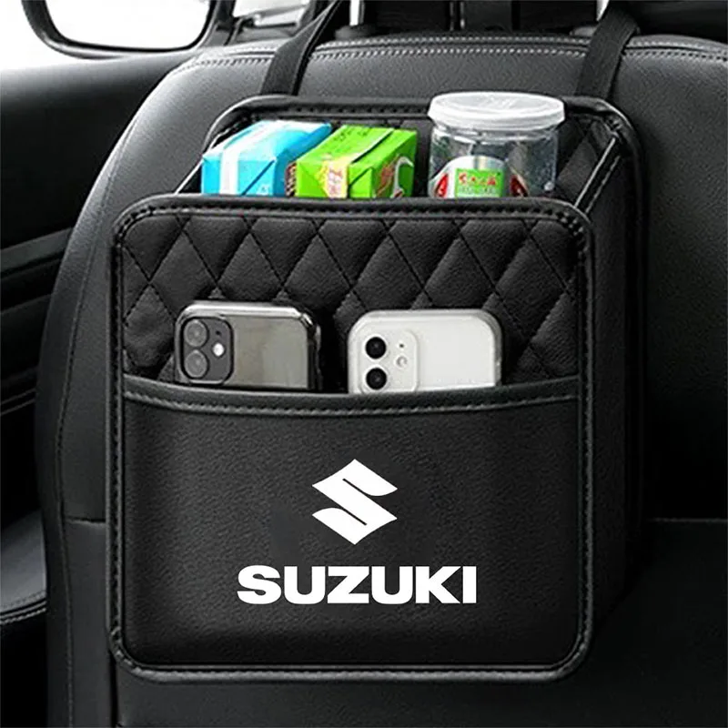 Large capacity PU leather buckle car seat back storage bag suitable for Suzuki Baleno Samurai SX4 Swift Vitara Jimny
Large capacity PU leather buckle car seat back storage bag suitable for Suzuki Baleno Samurai SX4 Swift Vitara Jimny