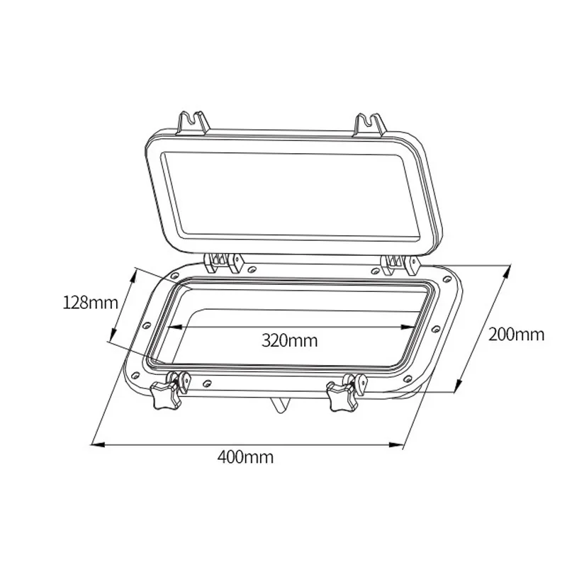 Marine yacht rectangular porthole, black and white plastic sunroof glass window, watertight window Marine yacht accessories
Marine yacht rectangular porthole, black and white plastic sunroof glass window, watertight window Marine yacht accessories