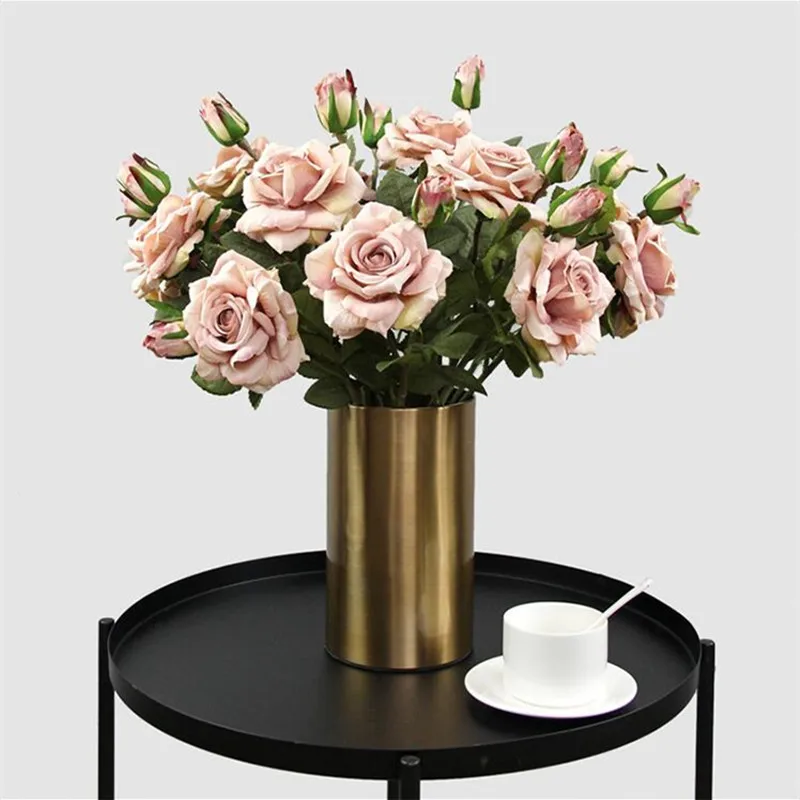 6PCS CXS Bride Wedding Bouquet Real Touch Rose Flower Artificial Silk Rose Marriage Supplies DIY Home Wedding Party Flower Decor
6PCS CXS Bride Wedding Bouquet Real Touch Rose Flower Artificial Silk Rose Marriage Supplies DIY Home Wedding Party Flower Decor
