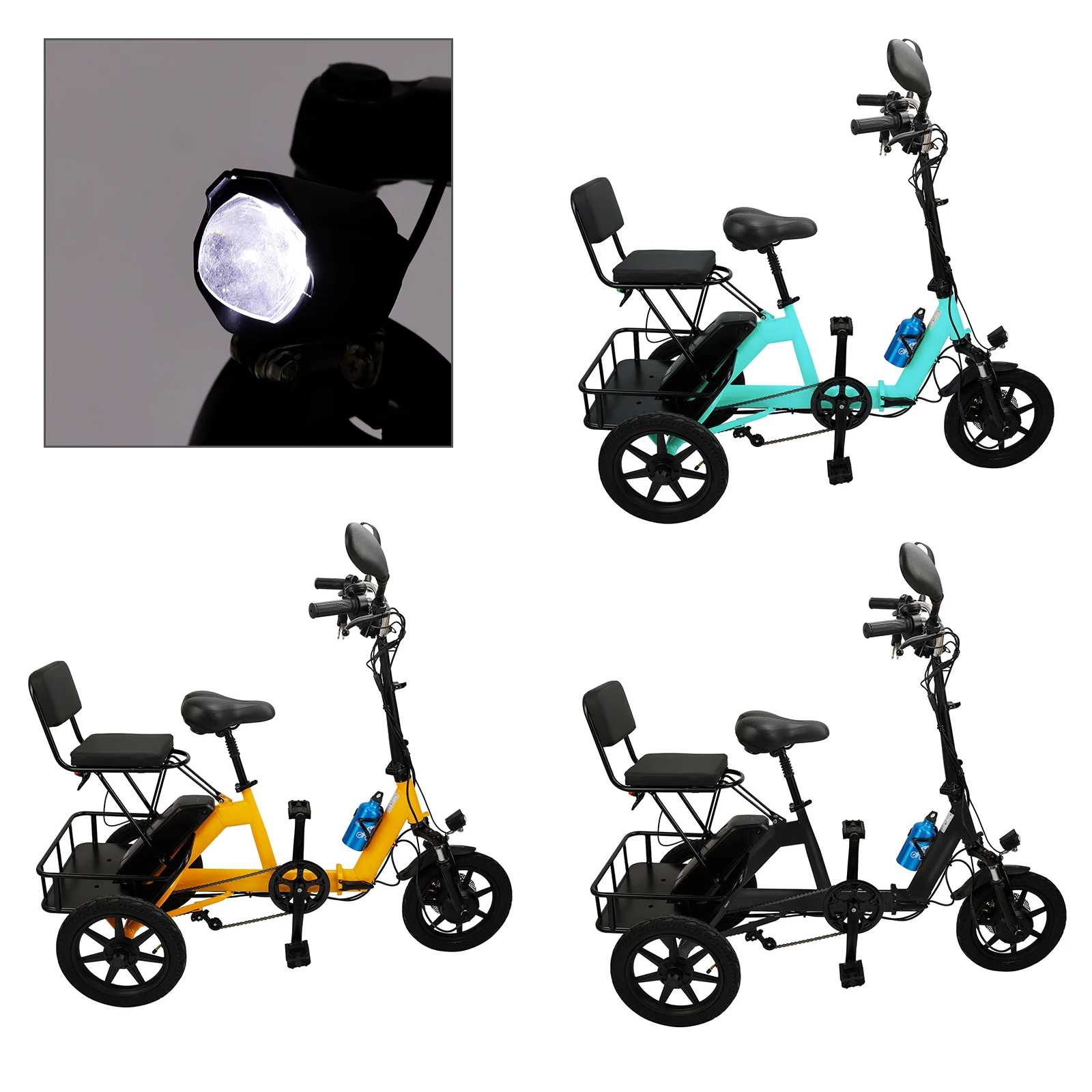 Artudatech Three Wheel Electric Trike for Adults 3 Wheel Motorized Folding Tricycle E-Bike
Artudatech Three Wheel Electric Trike for Adults 3 Wheel Motorized Folding Tricycle E-Bike