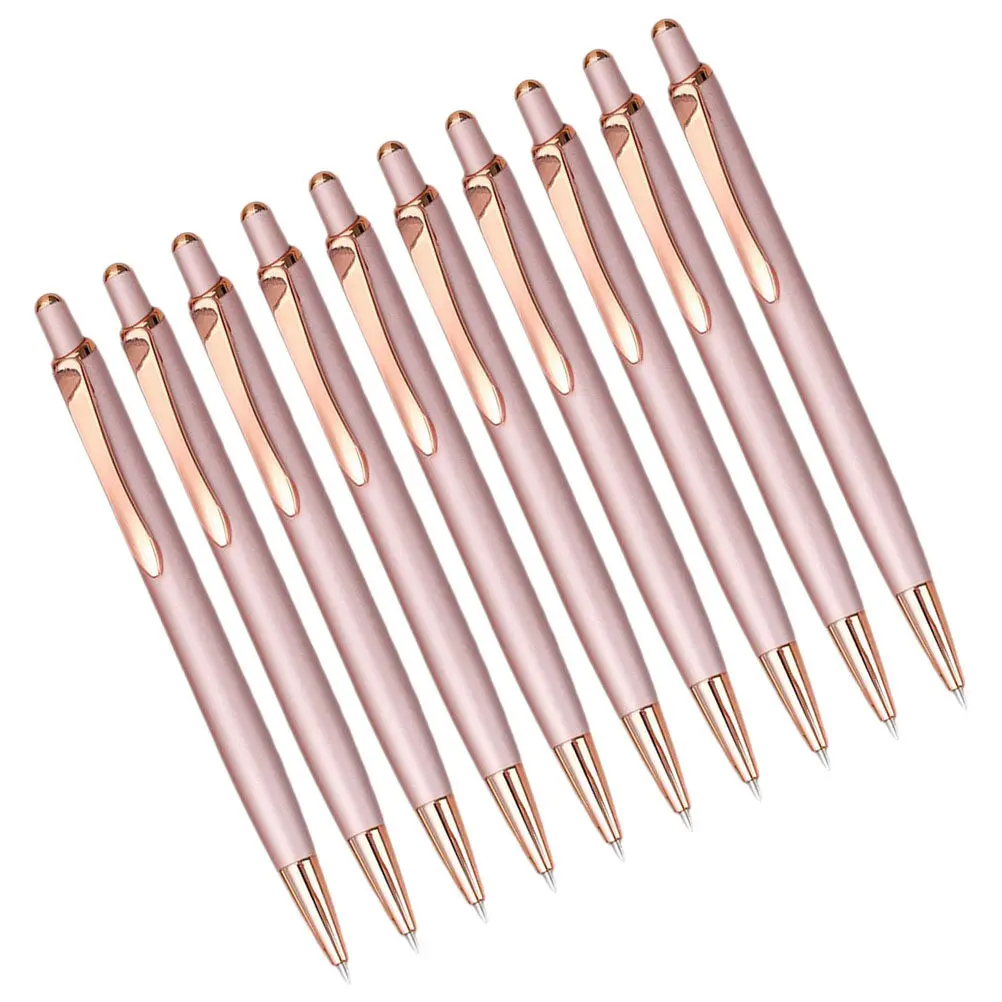 10Pcs Aluminum Body Press Ballpoint Pens Fine Point Smooth Writing Ergonomic Design Daily Use Office School Gift Portable
10Pcs Aluminum Body Press Ballpoint Pens Fine Point Smooth Writing Ergonomic Design Daily Use Office School Gift Portable