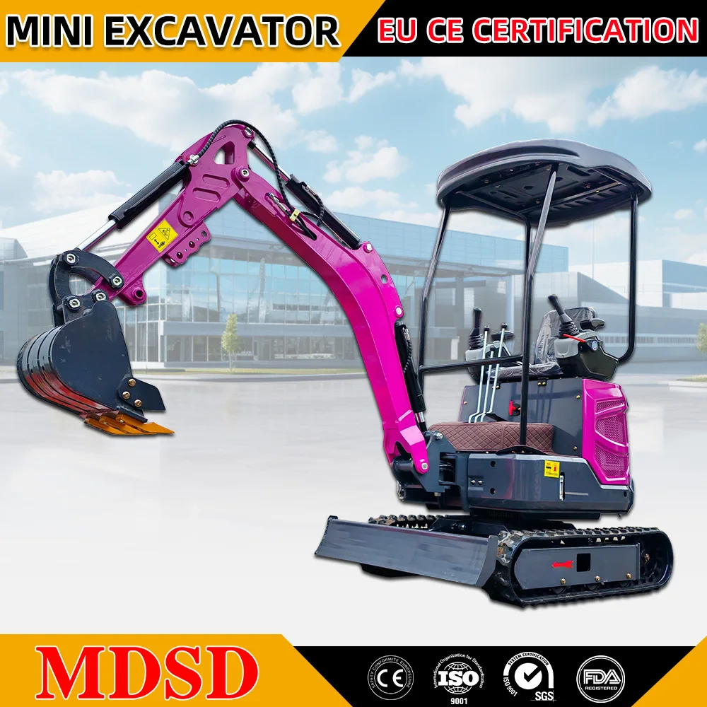 0.8-2T Energy-Saving Small Excavator Hydraulic Micro Digger Low Fuel Consumption Farm Construction Tool Digger with Thumb/Auger
0.8-2T Energy-Saving Small Excavator Hydraulic Micro Digger Low Fuel Consumption Farm Construction Tool Digger with Thumb/Auger