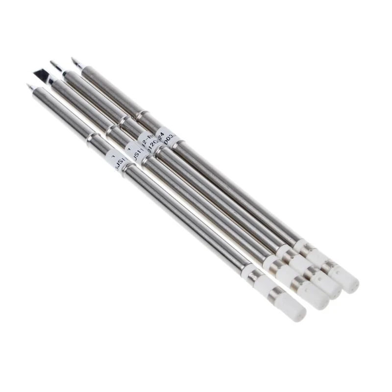 Y1AD 4 Pcs T12 Series Solder Iron Tips For Hakko Soldering Rework Station FX-951 FX-9
Y1AD 4 Pcs T12 Series Solder Iron Tips For Hakko Soldering Rework Station FX-951 FX-9