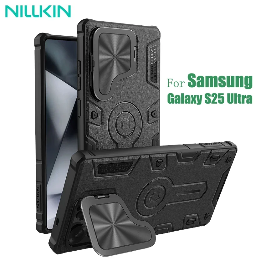 For Samsung Galaxy S25 Ultra Case NILLKIN CamShield Armor Prop Anti-drop Foldable Phone Stand Camera Cover For Samsung S25Ultra
For Samsung Galaxy S25 Ultra Case NILLKIN CamShield Armor Prop Anti-drop Foldable Phone Stand Camera Cover For Samsung S25Ultra