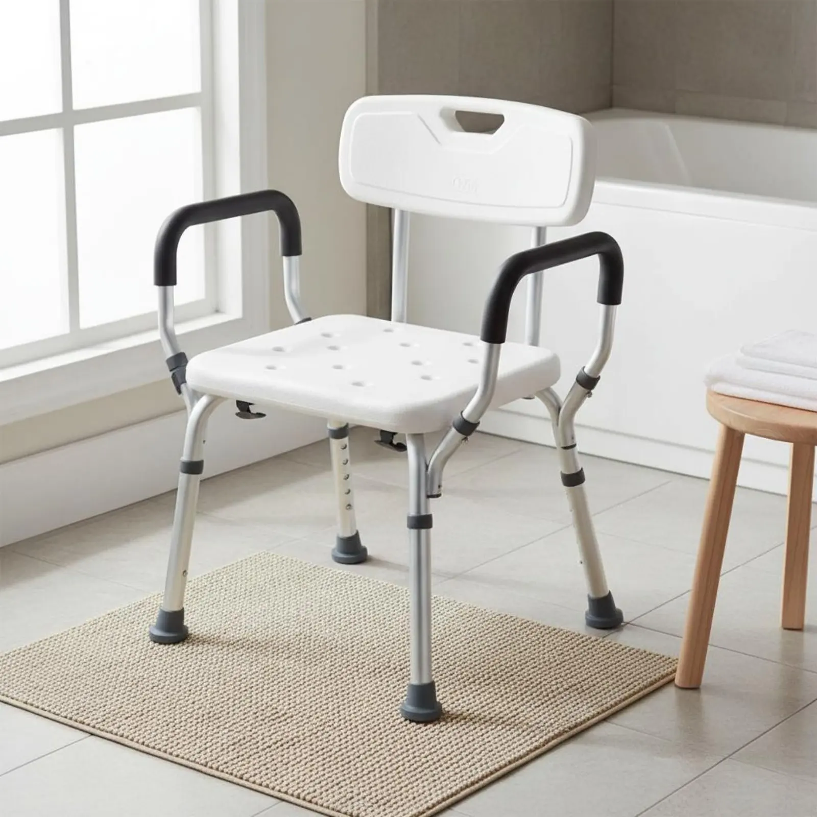 Medical Shower Stool Suction Holder Feet Non-Slip Bath Seat Medical Bath Seat Drainage Holes Lightweight Shower Stool With
Medical Shower Stool Suction Holder Feet Non-Slip Bath Seat Medical Bath Seat Drainage Holes Lightweight Shower Stool With