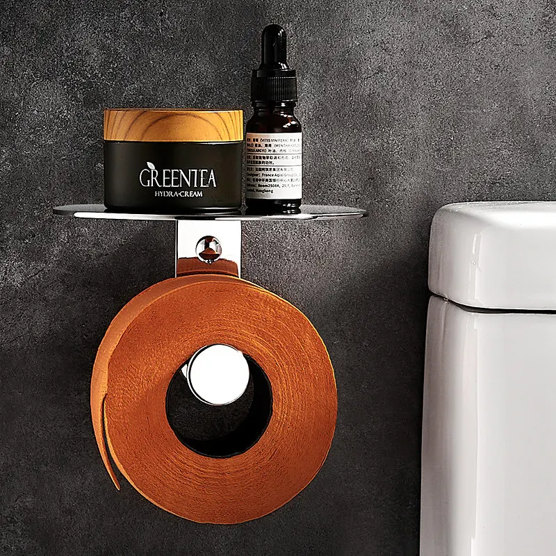 Modern Stainless Steel Toilet Paper Holder No-Drill Wall Mounted Waterproof Dispenser Durable Bathroom Tissue Storage Rack
Modern Stainless Steel Toilet Paper Holder No-Drill Wall Mounted Waterproof Dispenser Durable Bathroom Tissue Storage Rack
