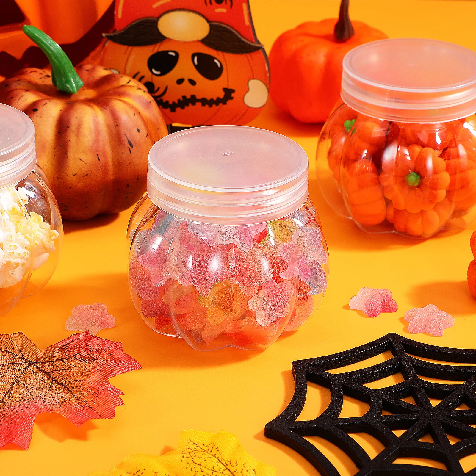 12Pcs Clear Pumpkin Candy Jars Transparent Candy Containers for Festival Snack Storage Gift Transparent Gift Jars
12Pcs Clear Pumpkin Candy Jars Transparent Candy Containers for Festival Snack Storage Gift Transparent Gift Jars