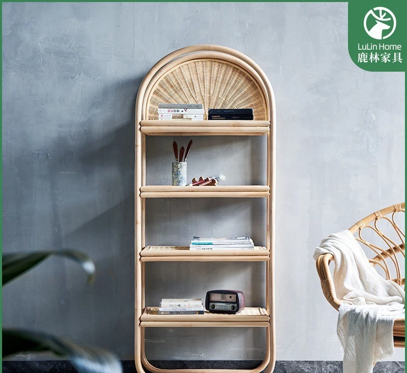 Nordic minimalist full vine bookshelf shelf floor storage curved bookcase shelf sub-combination living room shelf
Nordic minimalist full vine bookshelf shelf floor storage curved bookcase shelf sub-combination living room shelf