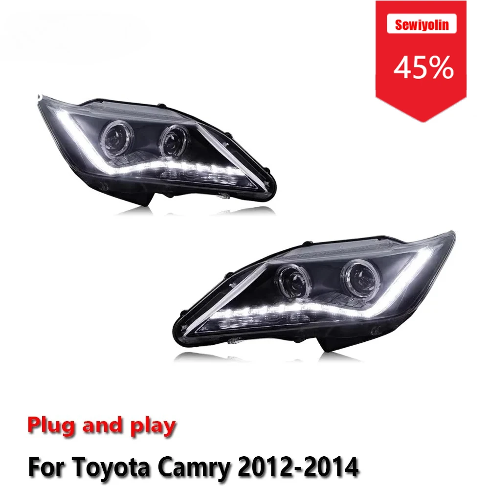 Sewiyolin автомобильные светодиодные фары в сборе для Toyota Camry 2012-2014 противотуманные фары DRL тормозной указатель поворота Plug and Play
Sewiyolin автомобильные светодиодные фары в сборе для Toyota Camry 2012-2014 противотуманные фары DRL тормозной указатель поворота Plug and Play