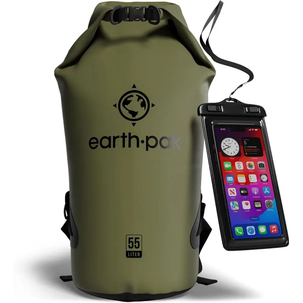 Roll-Top Dry Backpack for Waterproof Protection of Gear and Electronics
Roll-Top Dry Backpack for Waterproof Protection of Gear and Electronics