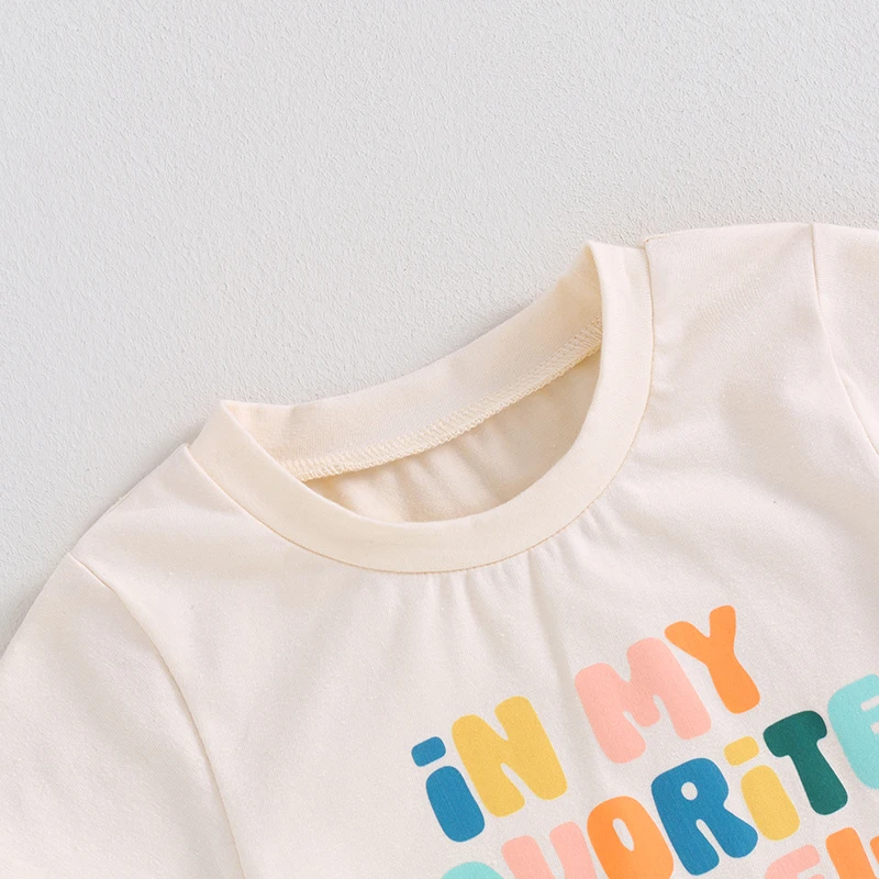 Toddler Boys Summer Shorts Sets Short Sleeve Letter Print Tops and Solid Color Shorts Sets
Toddler Boys Summer Shorts Sets Short Sleeve Letter Print Tops and Solid Color Shorts Sets