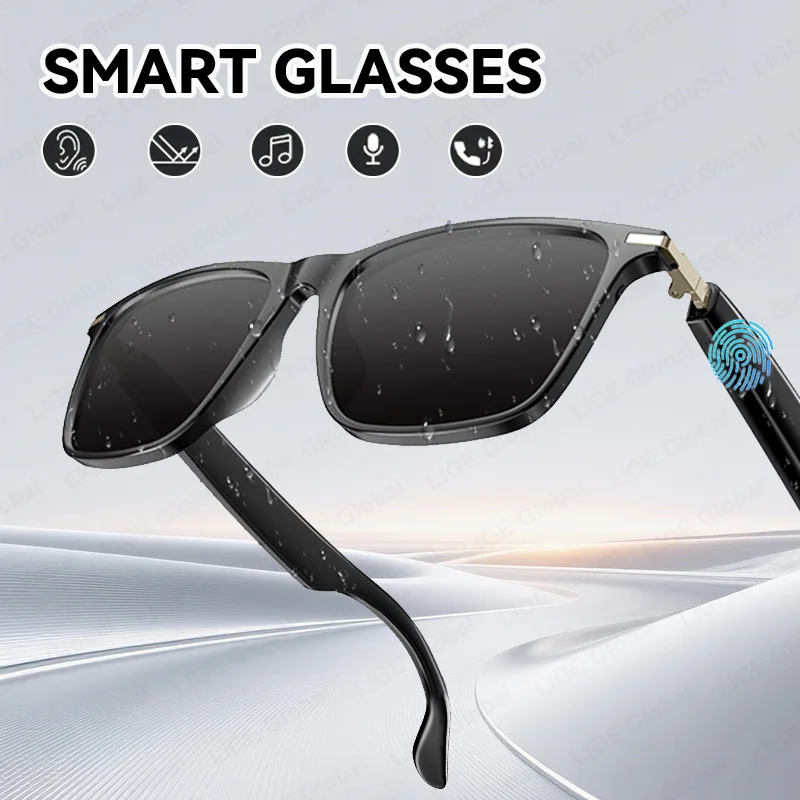 LIGE 2025 New Smart Sunglasses Men Glasses Bluetooth Call Music Sport Headphones Anti Blue Light UV Lenses Waterproof Eyeglasses
LIGE 2025 New Smart Sunglasses Men Glasses Bluetooth Call Music Sport Headphones Anti Blue Light UV Lenses Waterproof Eyeglasses
