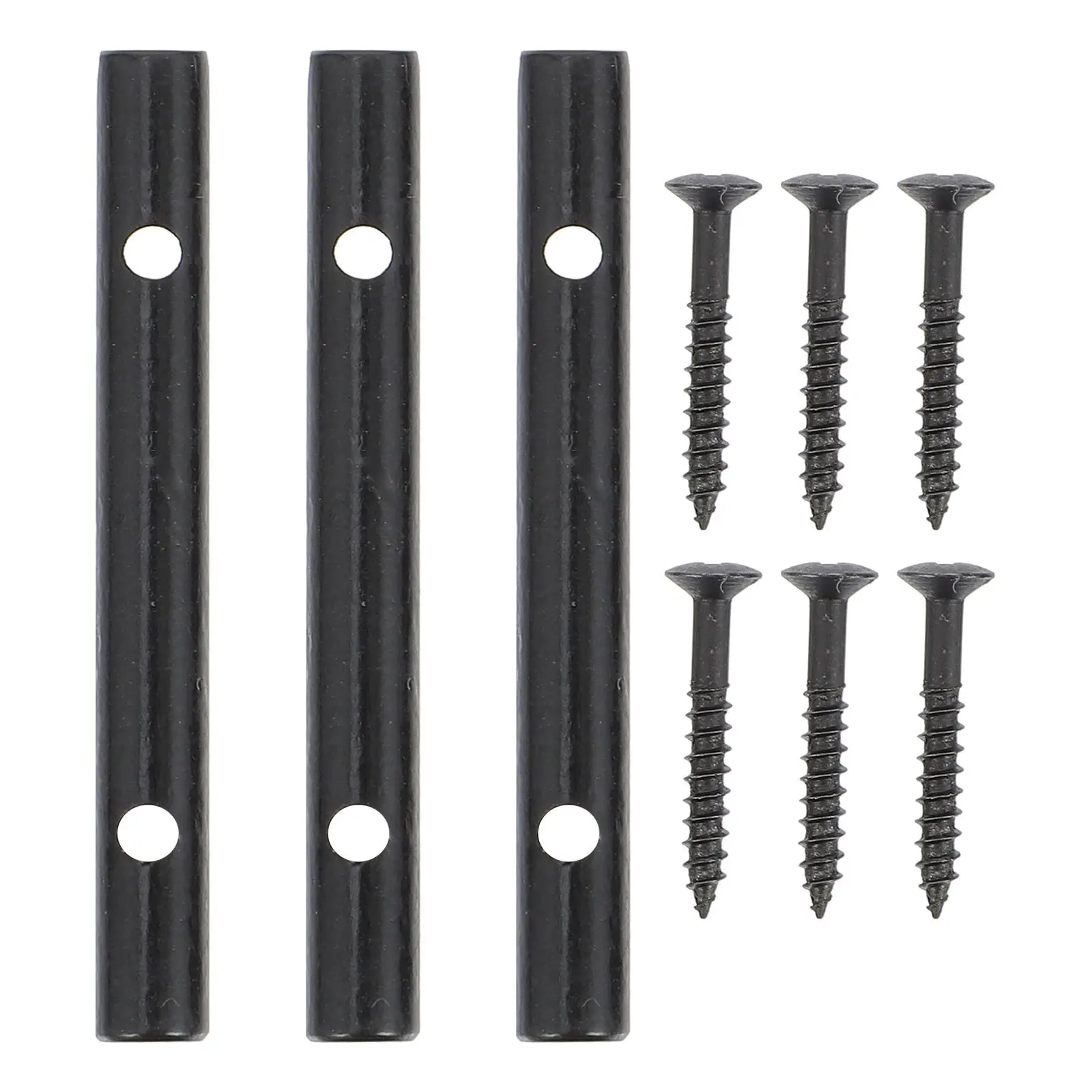 3PCS Electric Guitar Pressure Chord Rods 48MM Black Zinc Alloy String Stable Bars Guitar Accessories Lightweight Durable
3PCS Electric Guitar Pressure Chord Rods 48MM Black Zinc Alloy String Stable Bars Guitar Accessories Lightweight Durable