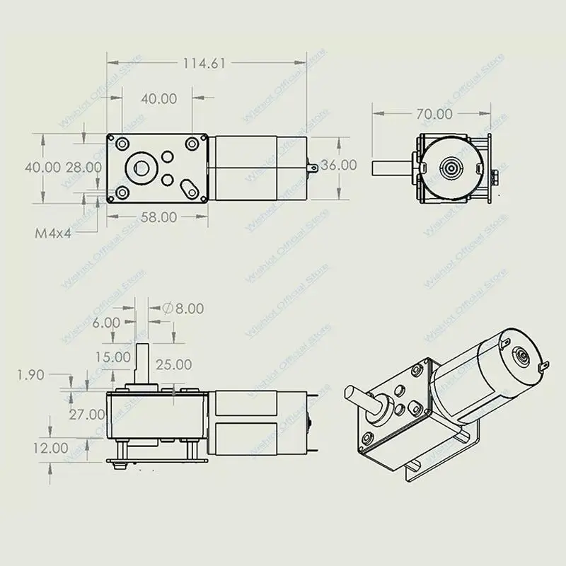 High Torque Servos ASME-SD/SV Series RS485-BUS Worm Self-locking 70 / 120kg.cm 360 Degree 24V Servo for Large Robots Manipulator
High Torque Servos ASME-SD/SV Series RS485-BUS Worm Self-locking 70 / 120kg.cm 360 Degree 24V Servo for Large Robots Manipulator