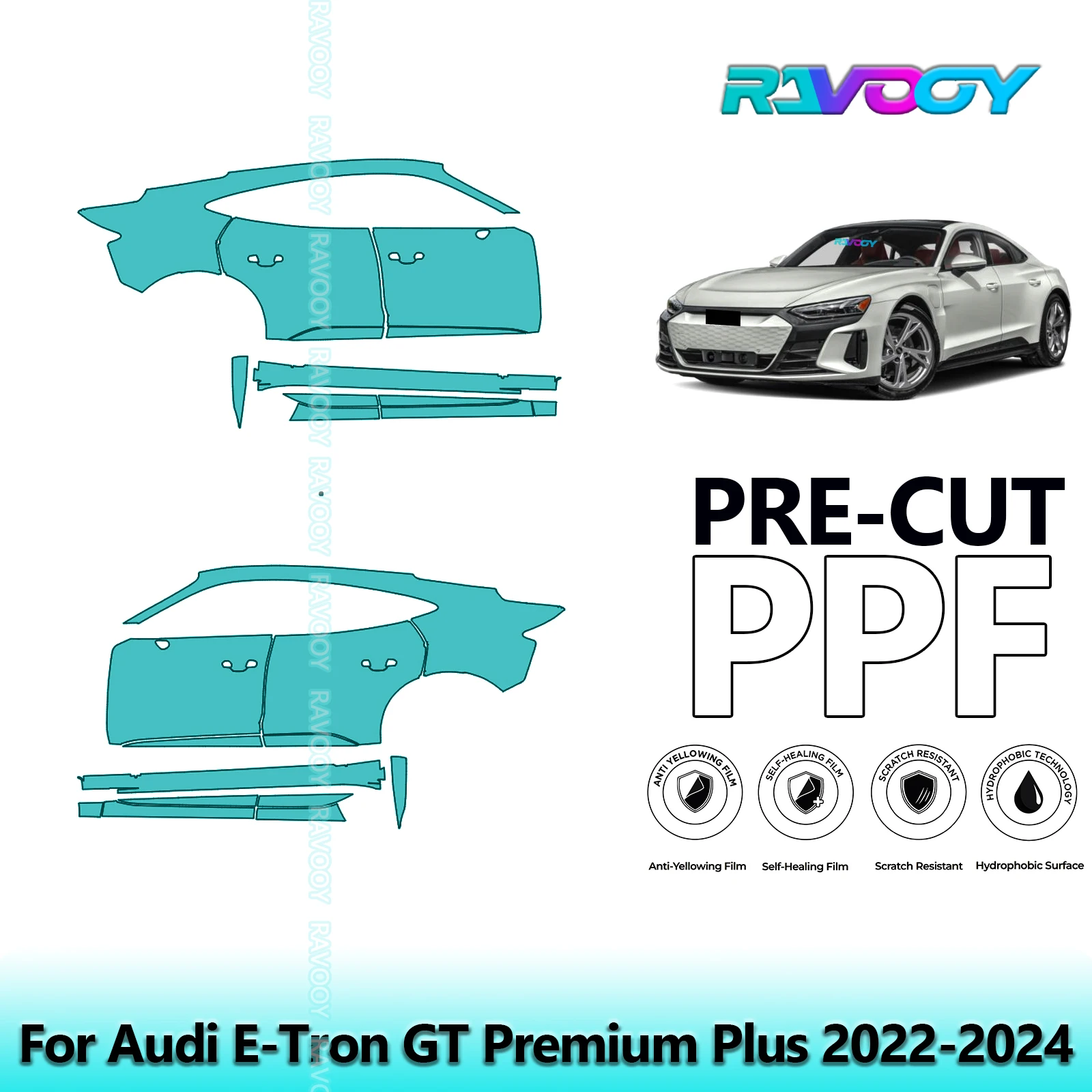 Для Audi E-Tron GT Premium Plus 2022-2024 8,5 мил прозрачный матовый комплект предварительно вырезанных дверей PPF и стойки A/B, комплект защитной пленки для краски из ТПУ
Для Audi E-Tron GT Premium Plus 2022-2024 8,5 мил прозрачный матовый комплект предварительно вырезанных дверей PPF и стойки A/B, комплект защитной пленки для краски из ТПУ