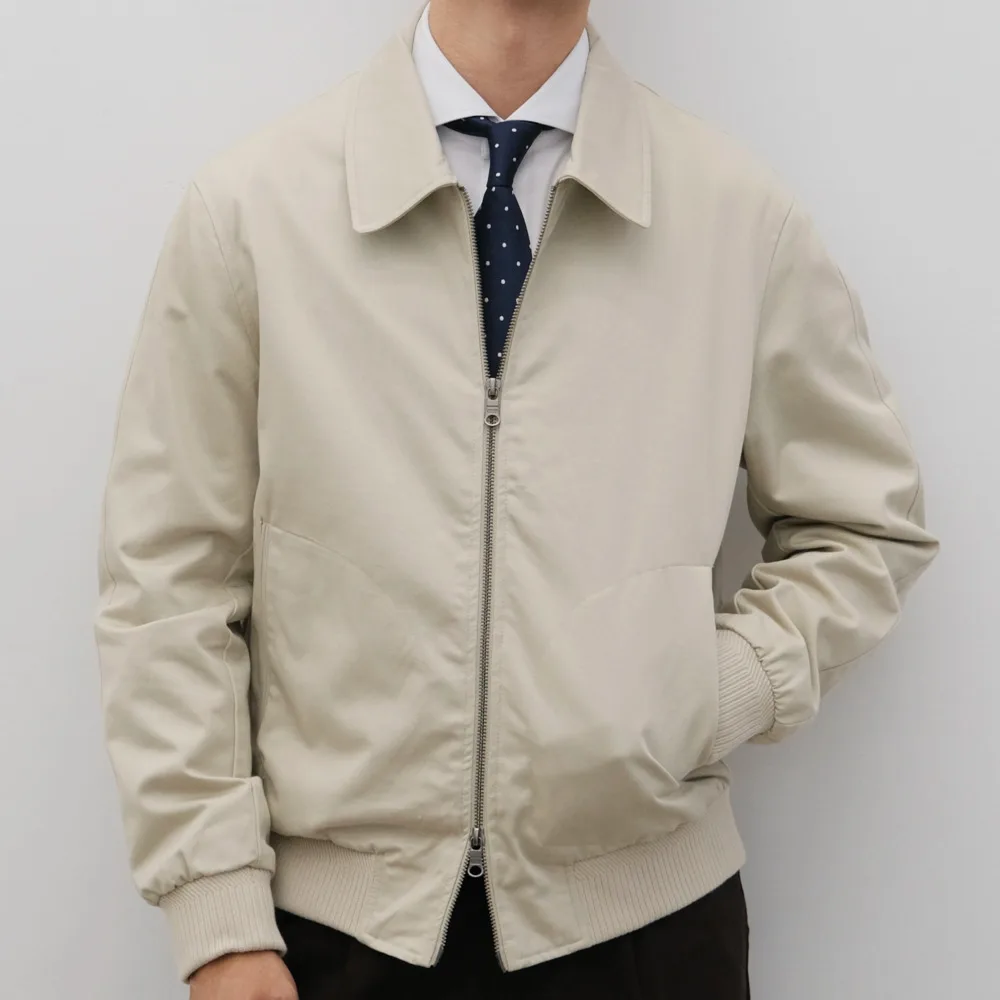 Autumn Cotton Blend Washed Fabric Comfortable Bomber Jacket Men Leisure Business Commuter Short Jacket For Men Jaqueta Masculina
Autumn Cotton Blend Washed Fabric Comfortable Bomber Jacket Men Leisure Business Commuter Short Jacket For Men Jaqueta Masculina