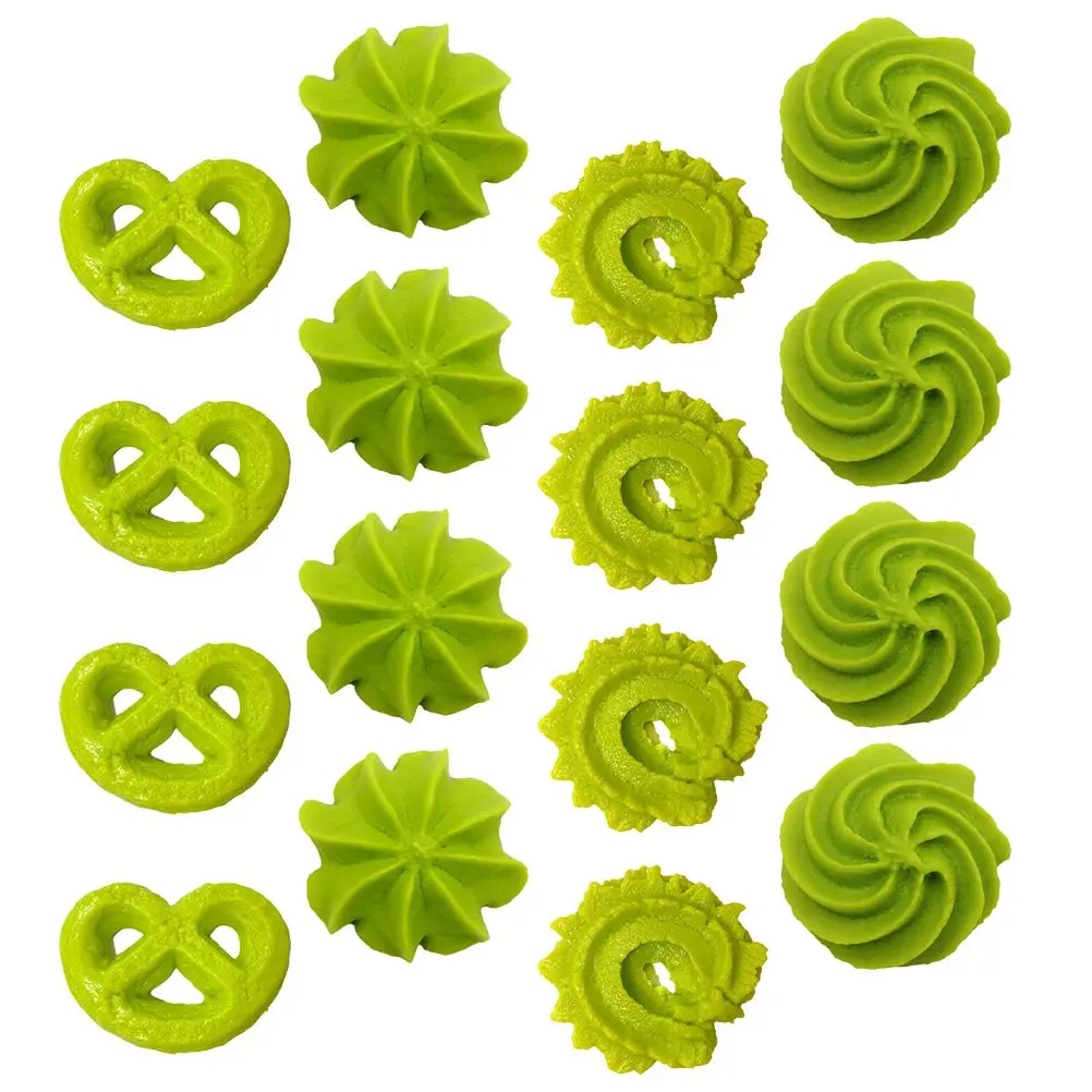 16 Pcs Dessert Cookies Model Lifelike Biscuit Shop Prop Cartoon Faux Fake Green Artificial Student
16 Pcs Dessert Cookies Model Lifelike Biscuit Shop Prop Cartoon Faux Fake Green Artificial Student