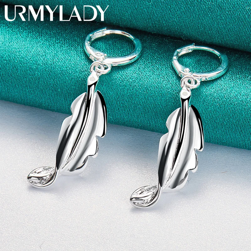 URMYLADY 925 Sterling Silver Fish Earrings For Women Fashion Wedding Engagement Party Charm Jewelry
URMYLADY 925 Sterling Silver Fish Earrings For Women Fashion Wedding Engagement Party Charm Jewelry