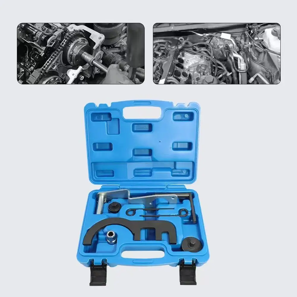 Engine Timing Tool Kit Camshaft Alignment Set for BMW N47 N47S N57 2.0L Diesel Engine
Engine Timing Tool Kit Camshaft Alignment Set for BMW N47 N47S N57 2.0L Diesel Engine