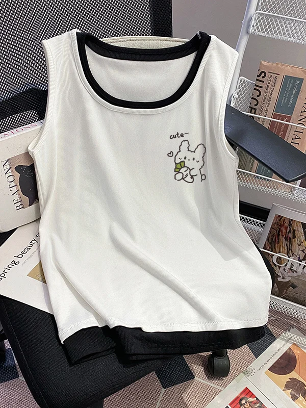 Корейская милая круглая футболка Ne Svel, женская летняя футболка с мультяшным дизайном, уникальный топ, модный шикарный искусственный комплект из двух предметов
Корейская милая круглая футболка Ne Svel, женская летняя футболка с мультяшным дизайном, уникальный топ, модный шикарный искусственный комплект из двух предметов