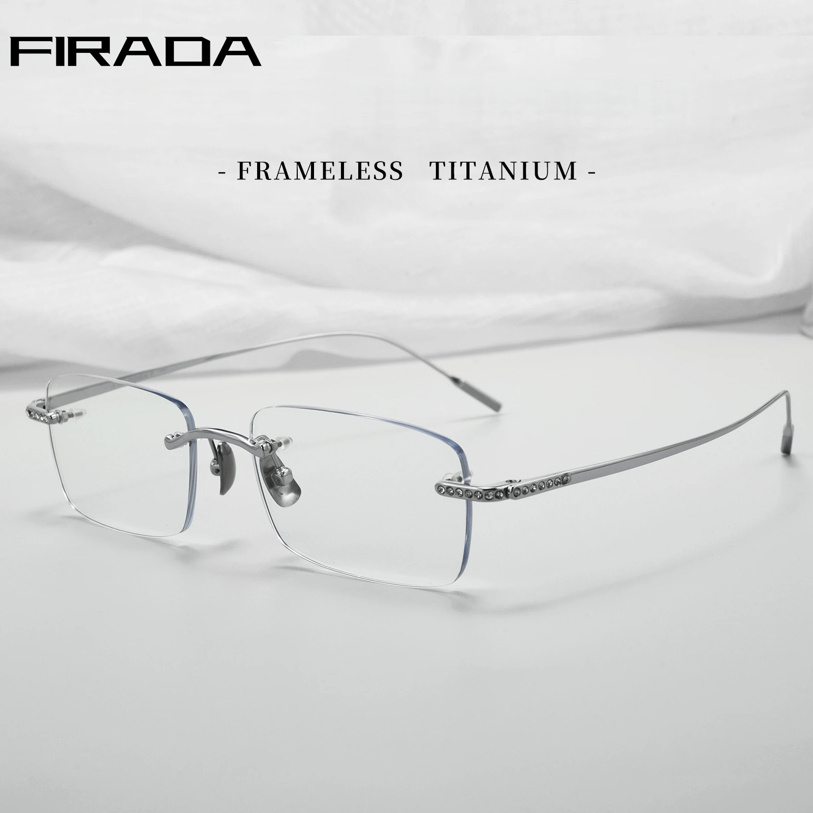 FIRADA Fashionable Comfortable Pure Titanium Glasses Retro Ultra-light Square Frameless Luxury Eyeglasses For Men Women 0666WK
FIRADA Fashionable Comfortable Pure Titanium Glasses Retro Ultra-light Square Frameless Luxury Eyeglasses For Men Women 0666WK