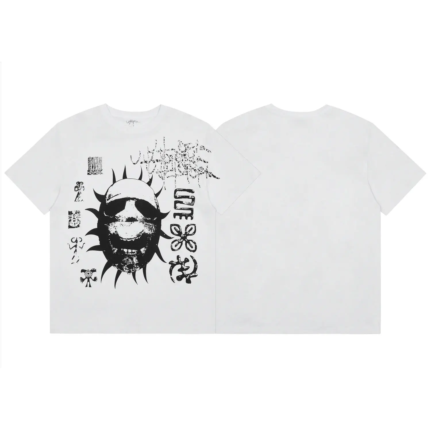 European Summer Trend Hot Utopia Super Clear Print New Men's Loose Comfortable High Street Pure Cotton Breathable T-shirt
European Summer Trend Hot Utopia Super Clear Print New Men's Loose Comfortable High Street Pure Cotton Breathable T-shirt