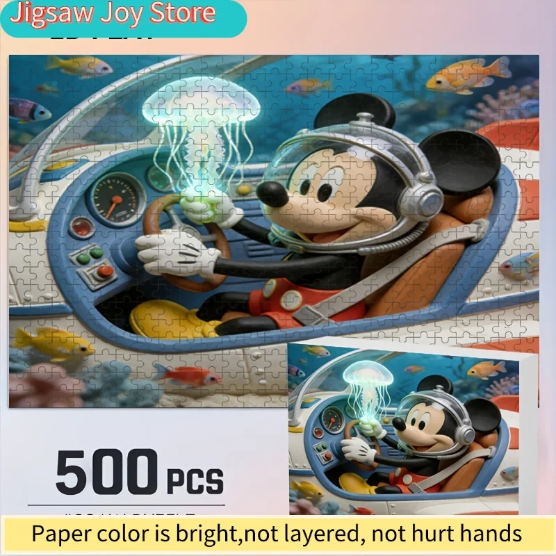 500 шт. декоративных принтов Disney с Стичем и Микки для дома | 2D-пазл, идеально подходящий для головоломок для взрослых, семейных игровых вечеров, G
500 шт. декоративных принтов Disney с Стичем и Микки для дома | 2D-пазл, идеально подходящий для головоломок для взрослых, семейных игровых вечеров, G