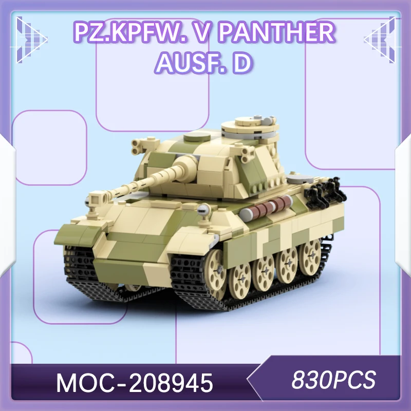 830 шт. Пз.Кпфв. V Пантера Ауф. D БУЛЬНЫЕ Блоки Вторая мировая война Набор танков Креативные подарки Коллекционные пазлы Дети MOC- 208945
830 шт. Пз.Кпфв. V Пантера Ауф. D БУЛЬНЫЕ Блоки Вторая мировая война Набор танков Креативные подарки Коллекционные пазлы Дети MOC- 208945