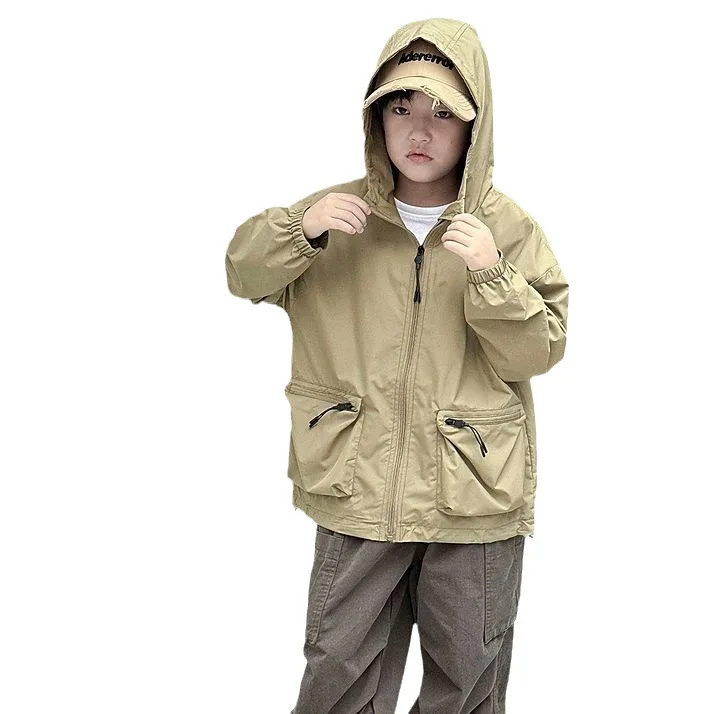 Boys' Outwear Jacket 2023 Autumn Children's Clothes with Large Pockets Hardshell Jacket Hooded Coat
Boys' Outwear Jacket 2023 Autumn Children's Clothes with Large Pockets Hardshell Jacket Hooded Coat