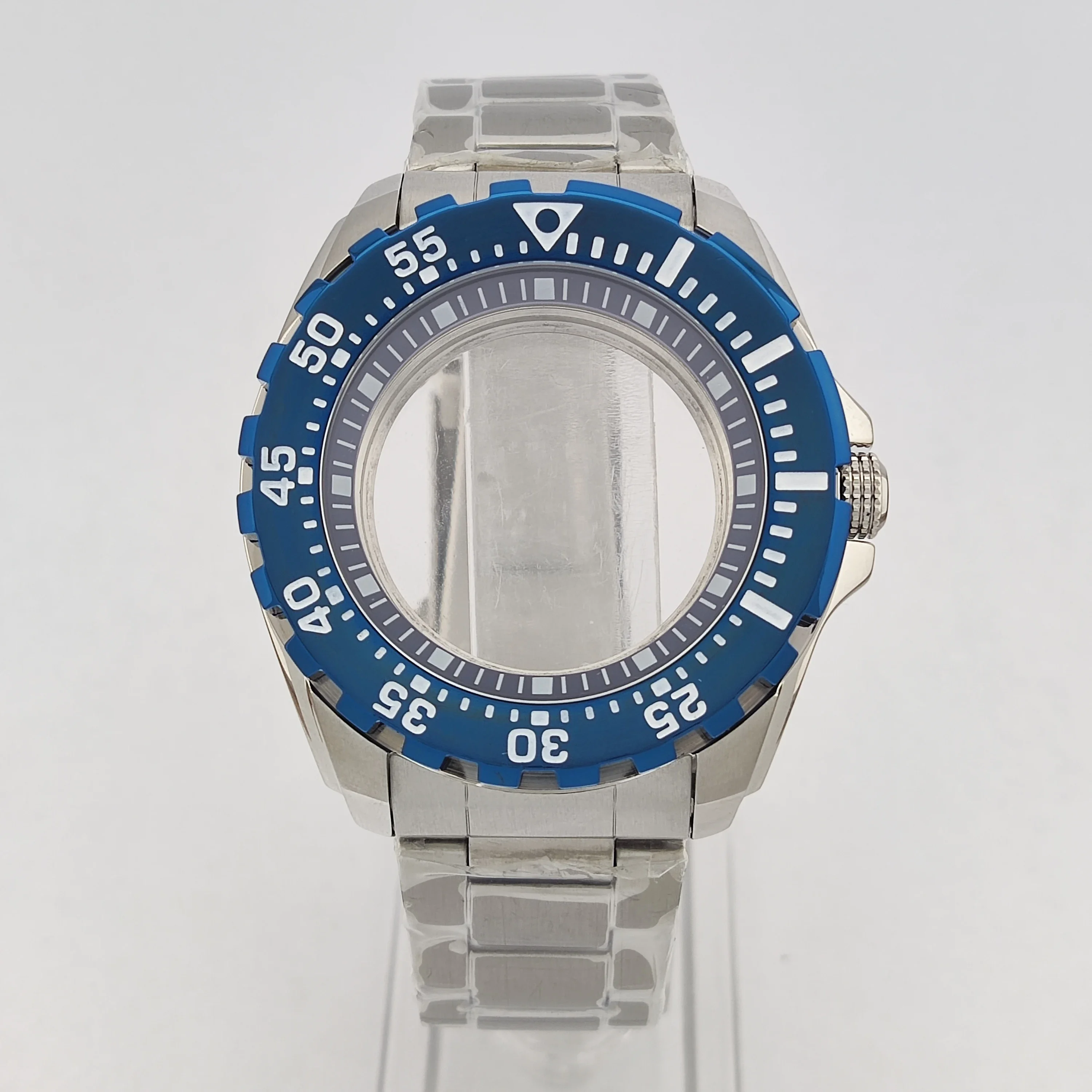 Корпус мужских часов 44 мм, корпус из нержавеющей стали с сапфировым стеклом, подходит для NH34/NH36/NH35, водонепроницаемый корпус NH35 NH36
Корпус мужских часов 44 мм, корпус из нержавеющей стали с сапфировым стеклом, подходит для NH34/NH36/NH35, водонепроницаемый корпус NH35 NH36