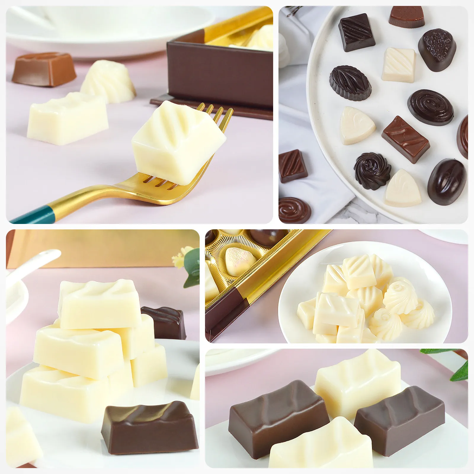 30Pcs Desktop Chocolate Decor Premium PVC Fake Chocolates Lifelike Detailed Food Display Props for Shop Home Office Dollhouse
30Pcs Desktop Chocolate Decor Premium PVC Fake Chocolates Lifelike Detailed Food Display Props for Shop Home Office Dollhouse