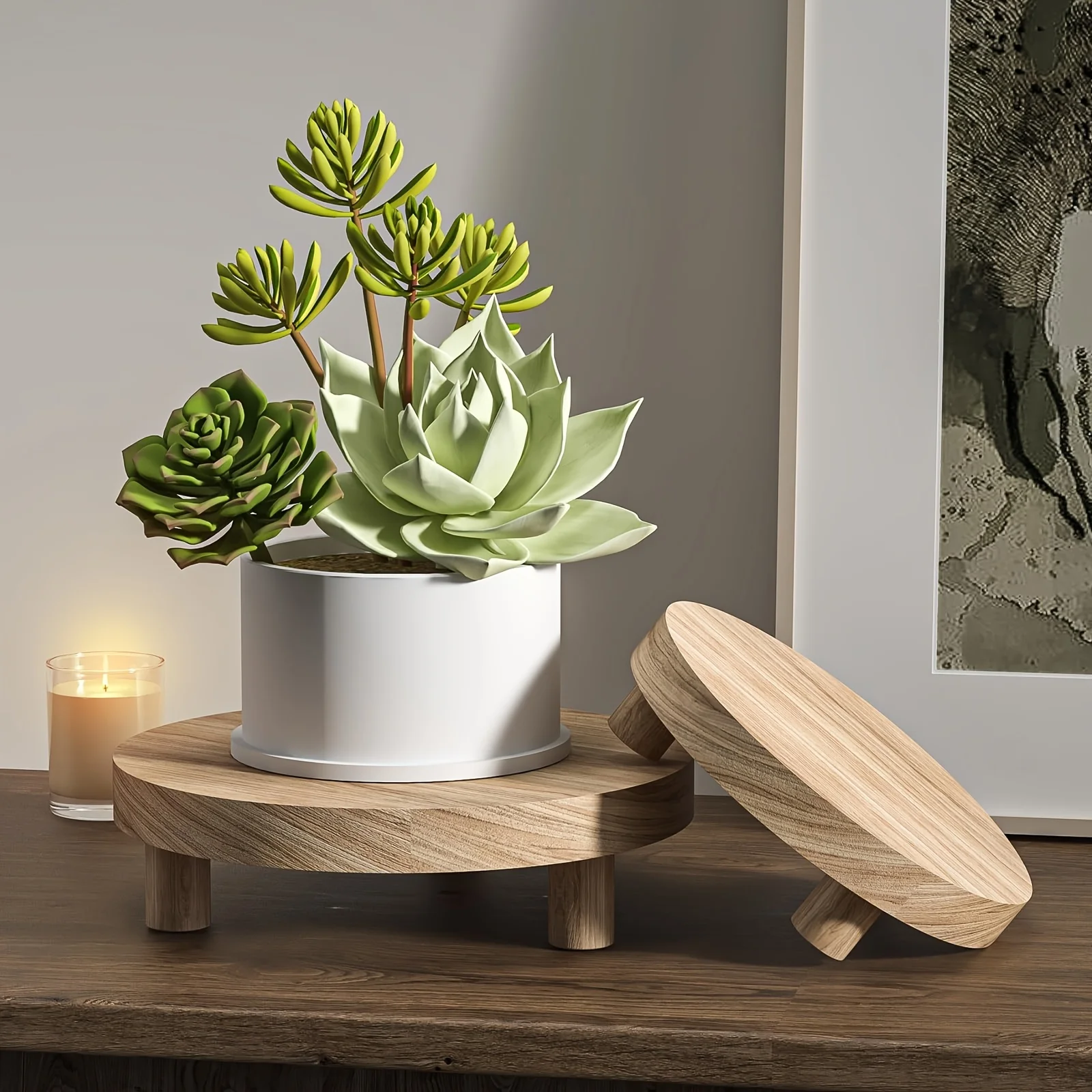3Pcs/set Round Wooden Plant Stand for Indoor And Outdoor Plant Holder Stand Natural Wood Grain Veneer Suitable Flowers Pot
3Pcs/set Round Wooden Plant Stand for Indoor And Outdoor Plant Holder Stand Natural Wood Grain Veneer Suitable Flowers Pot