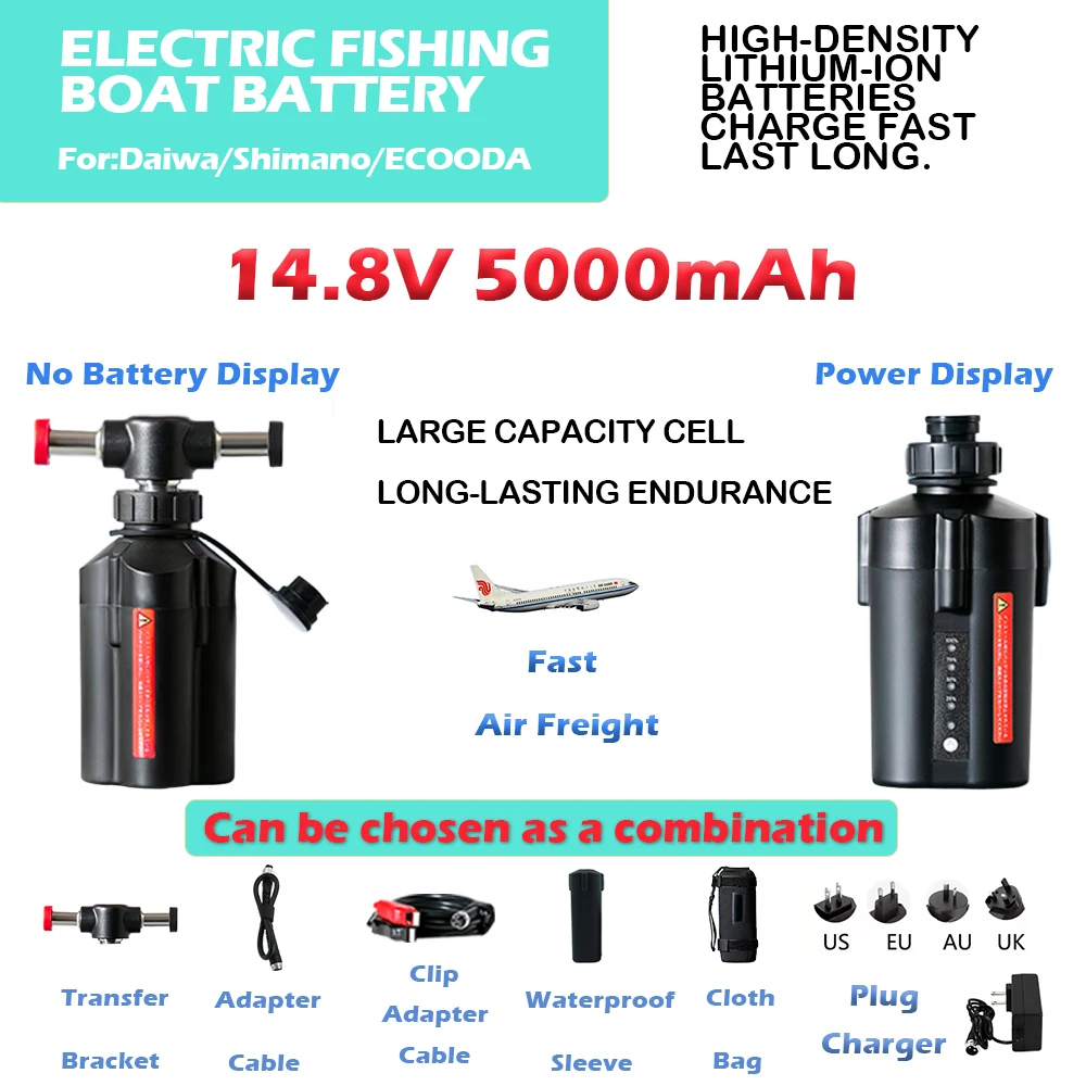 5000mAh Rechargeable Waterproof Sea Fishing Reel Wheel Battery For SHIMANO DAIWA ECOODA 5000mAh Electric Winch Lithium Battery
5000mAh Rechargeable Waterproof Sea Fishing Reel Wheel Battery For SHIMANO DAIWA ECOODA 5000mAh Electric Winch Lithium Battery