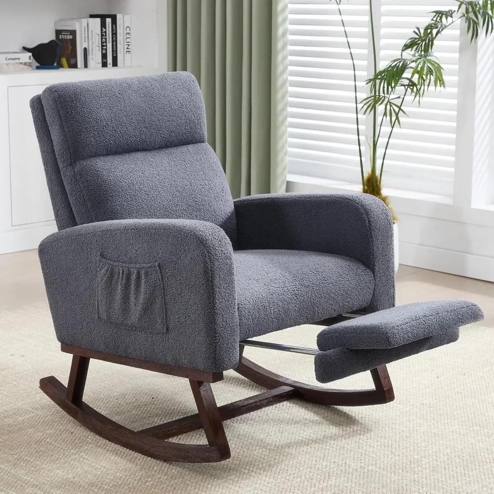 Rocking Chair Daycare with Footrest, Teddy Bear Nursing Rocking Chair, High Back Rocking Chair Gliding Chair
Rocking Chair Daycare with Footrest, Teddy Bear Nursing Rocking Chair, High Back Rocking Chair Gliding Chair